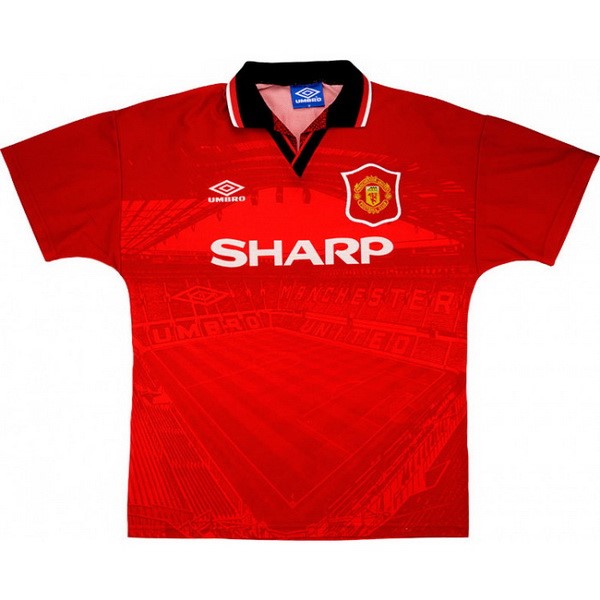 Tailandia Camiseta Manchester United 1st Retro 1994 1996 Rojo